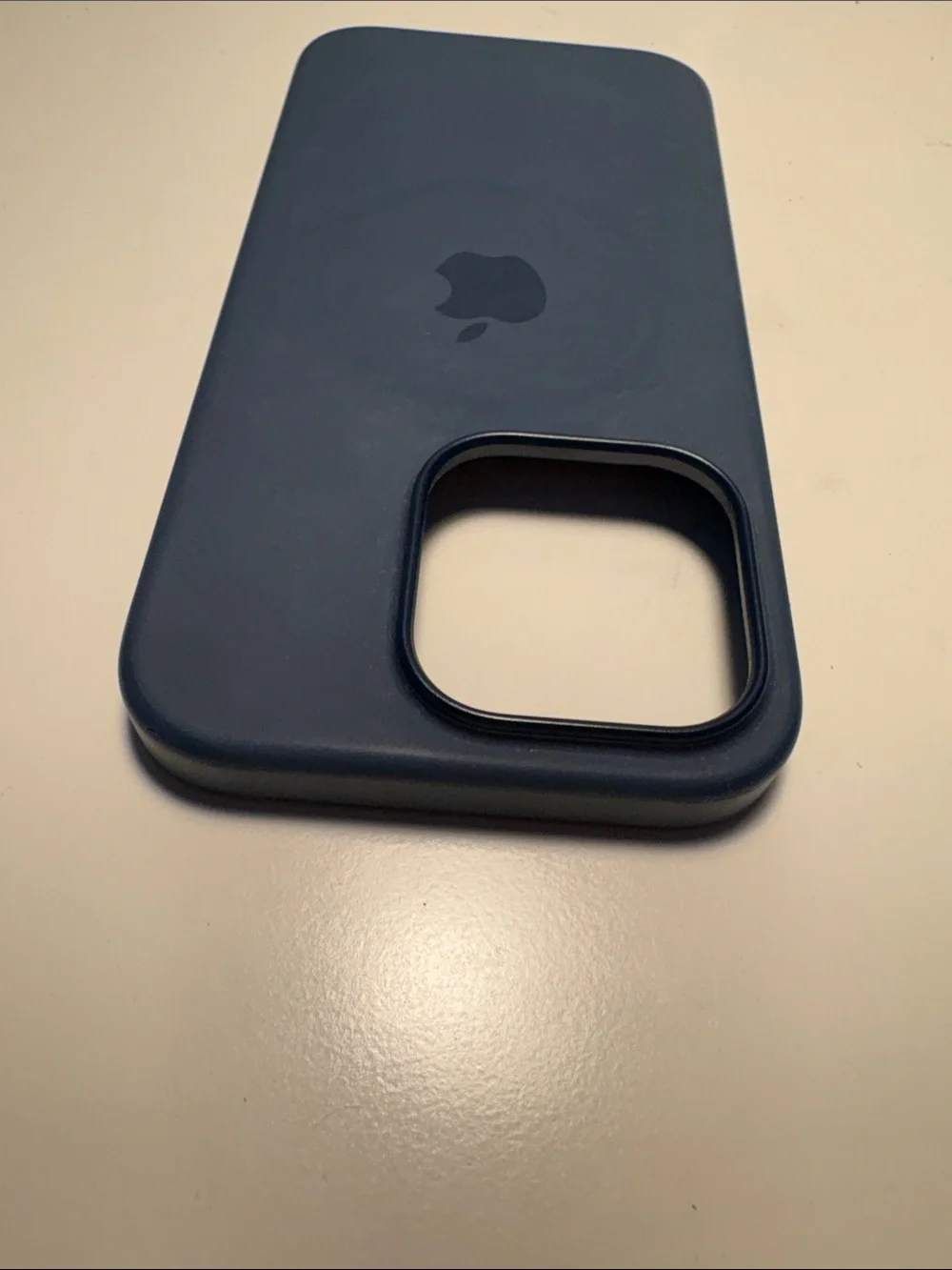 Apple Navy Blue Silicone iPhone Case with MagSafe